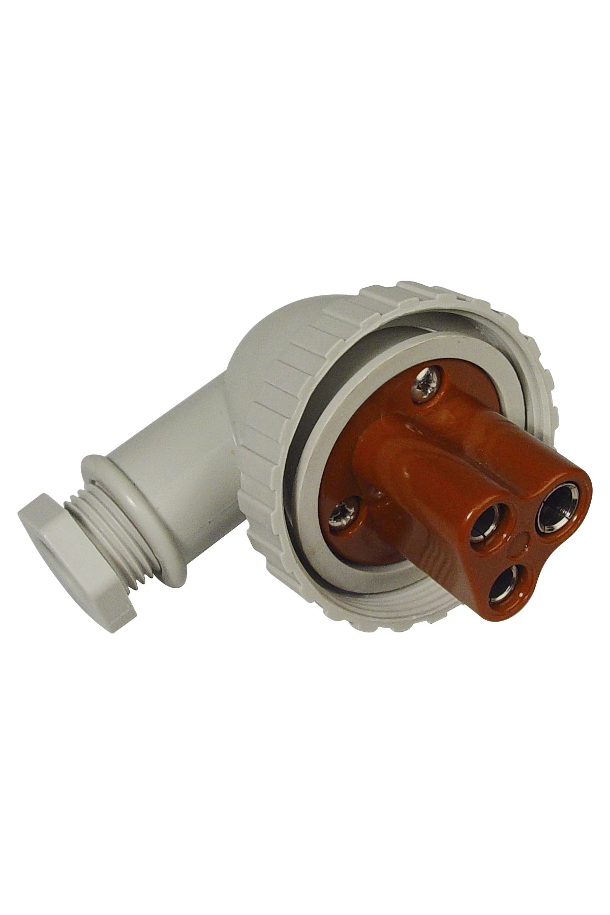 792802 | NE-102802 - Japanese Cargo Plug 2P+Earth 20A. angle-type 1MB, Synthetic Resin
