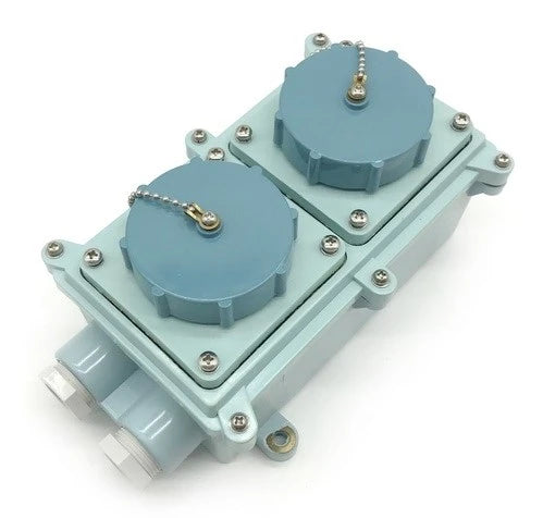 792766 | NE-102766 - Japanese Cee-Norm Twin Receptacle 200-250V 16A 2P + E 6H IP56