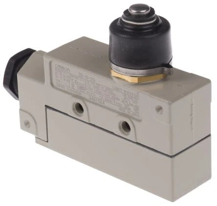 Enclosed microswitch single pole c/o contact with plain spring plunger