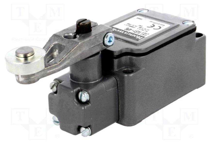 Honeywell LS Series Roller Lever Limit Switch, 1NC/1NO, IP67, SPDT, Die Cast Zinc Housing, 480V ac ac Max, 10A Max, type 1LS1-4PG
