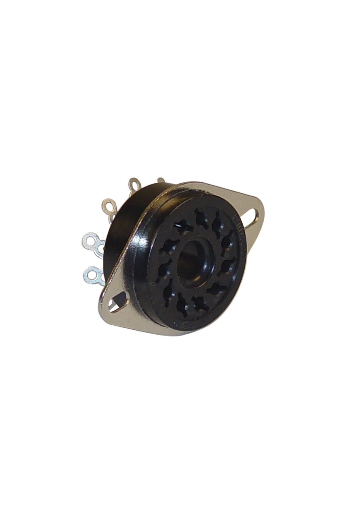 Socket for plug in relay 11 pins 3 pole, flush mounting