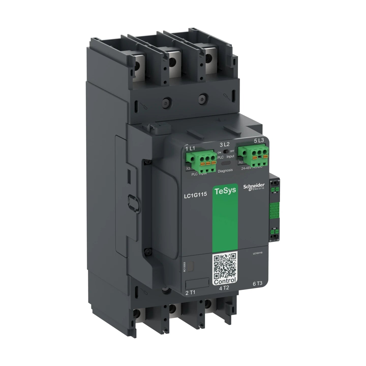 Schneider Contactor LC1-G225KUEN, Coil Voltage 100...250V AC/DC