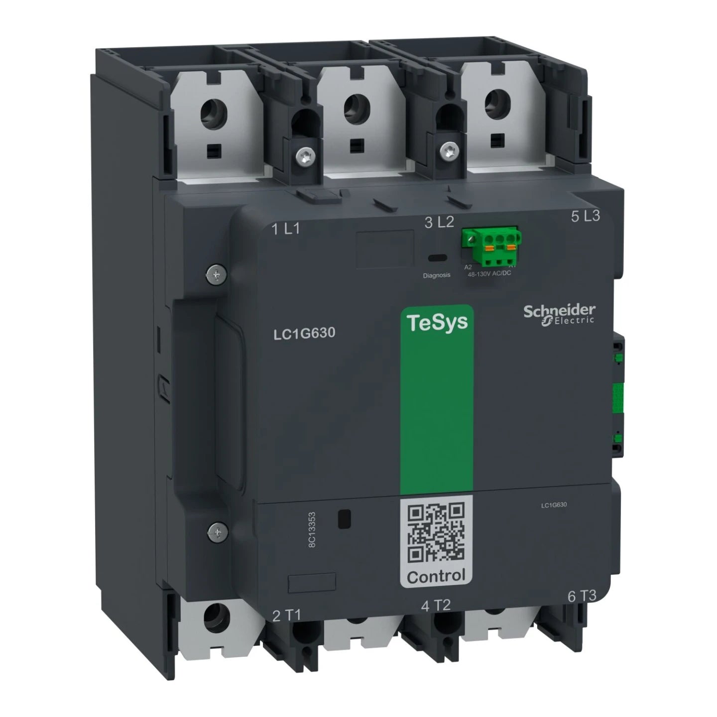 Schneider Contactor LC1-G630KUEN, Coil Voltage 100...250V AC/DC