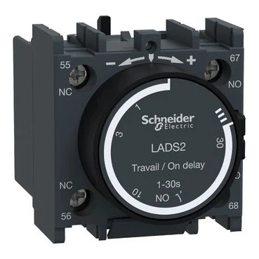 Schneider Time contact blocks, Pneumatic LAD-S2 1 - 30 seconds on-delay 1x NO 1x NC