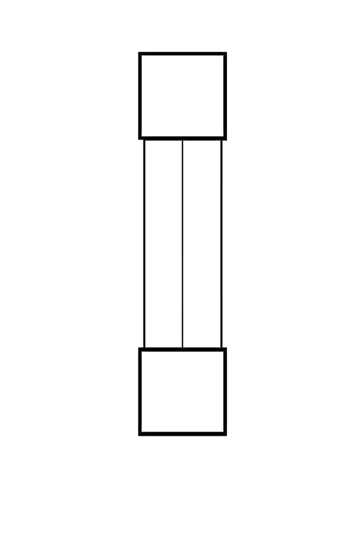 Glass fuse 5x25mm 0,63A, quick