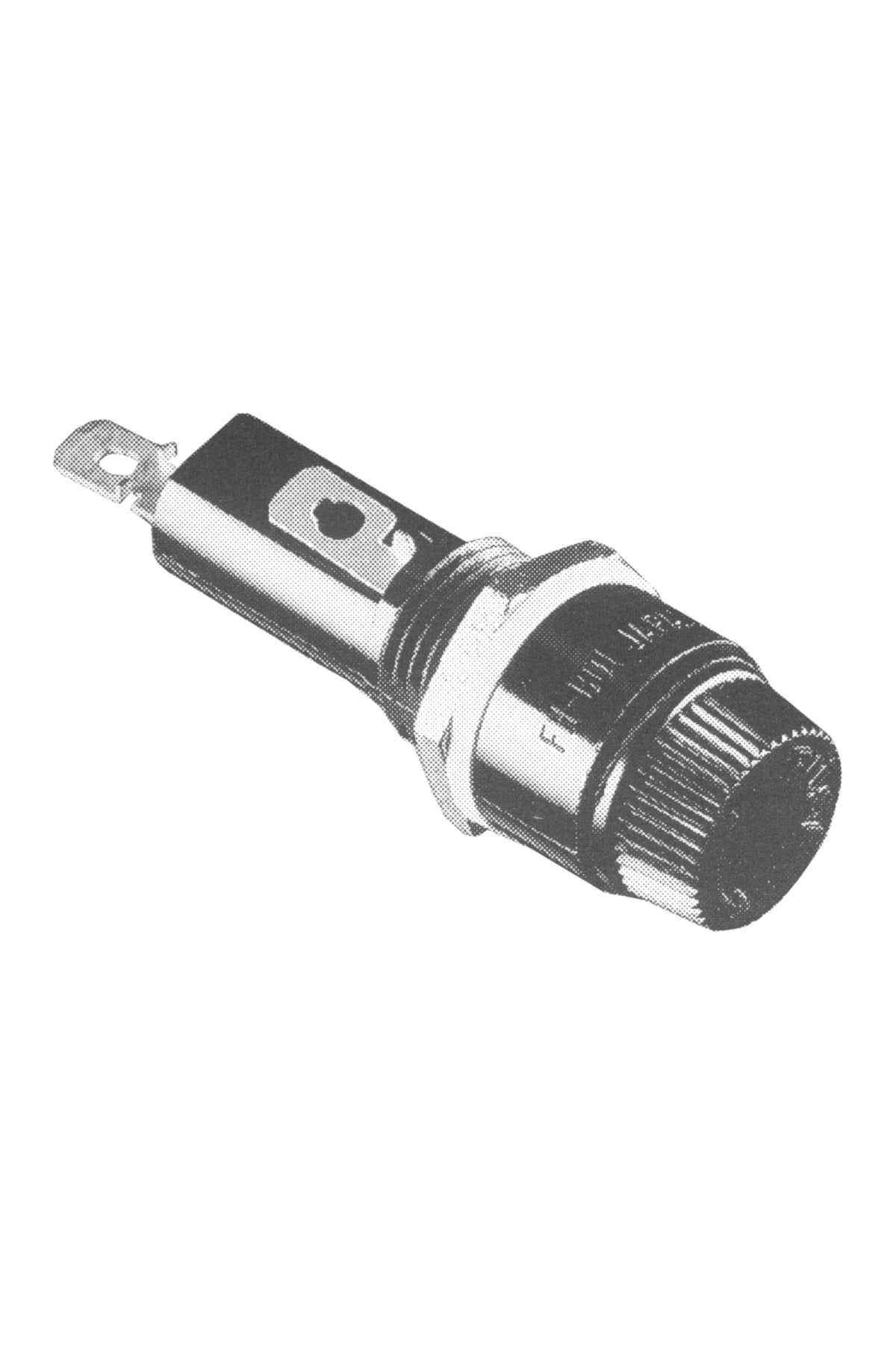 Panelmount fuse-holder for glassfuses 5x20mm