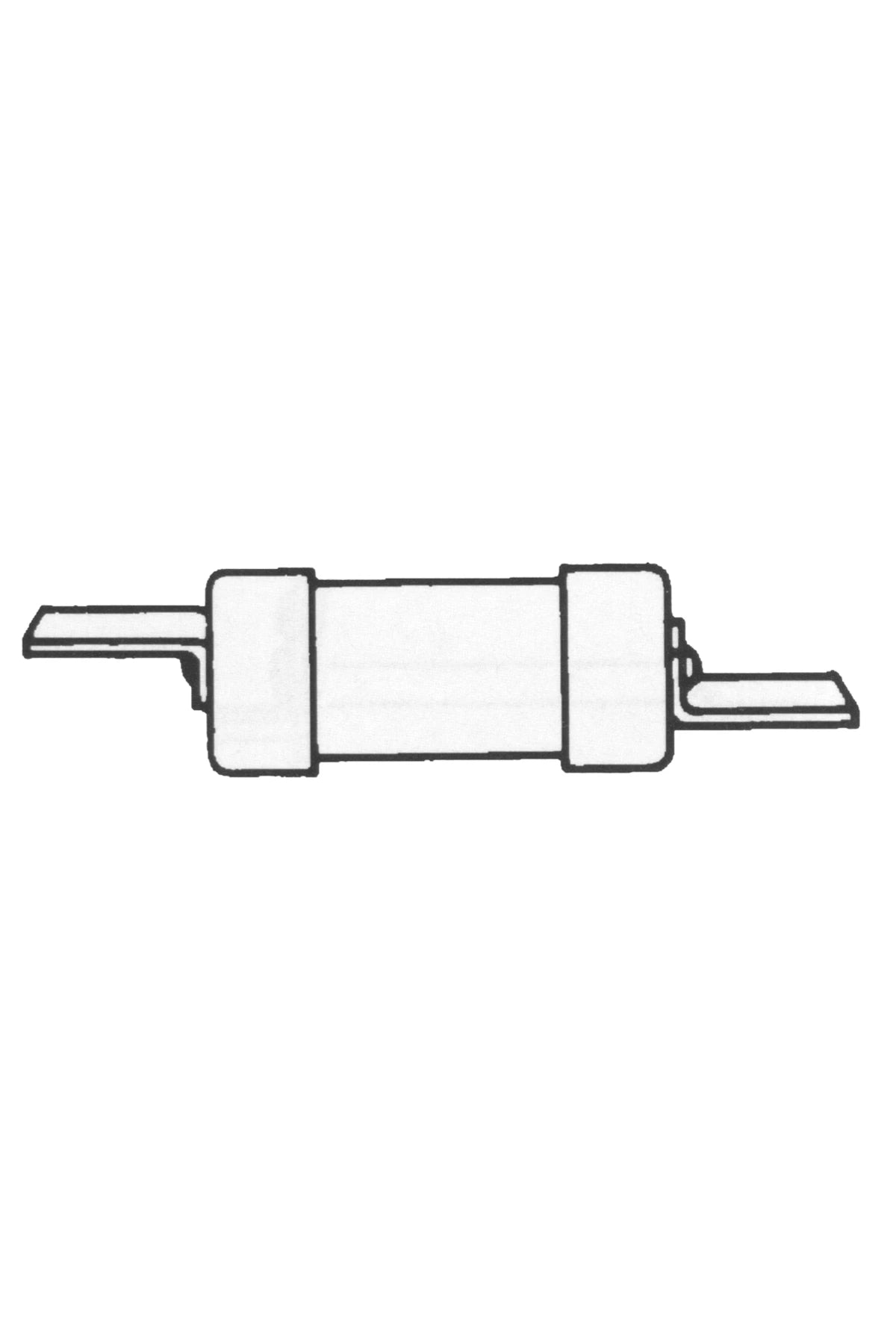 British fuse 14x60mm 25A, type SS