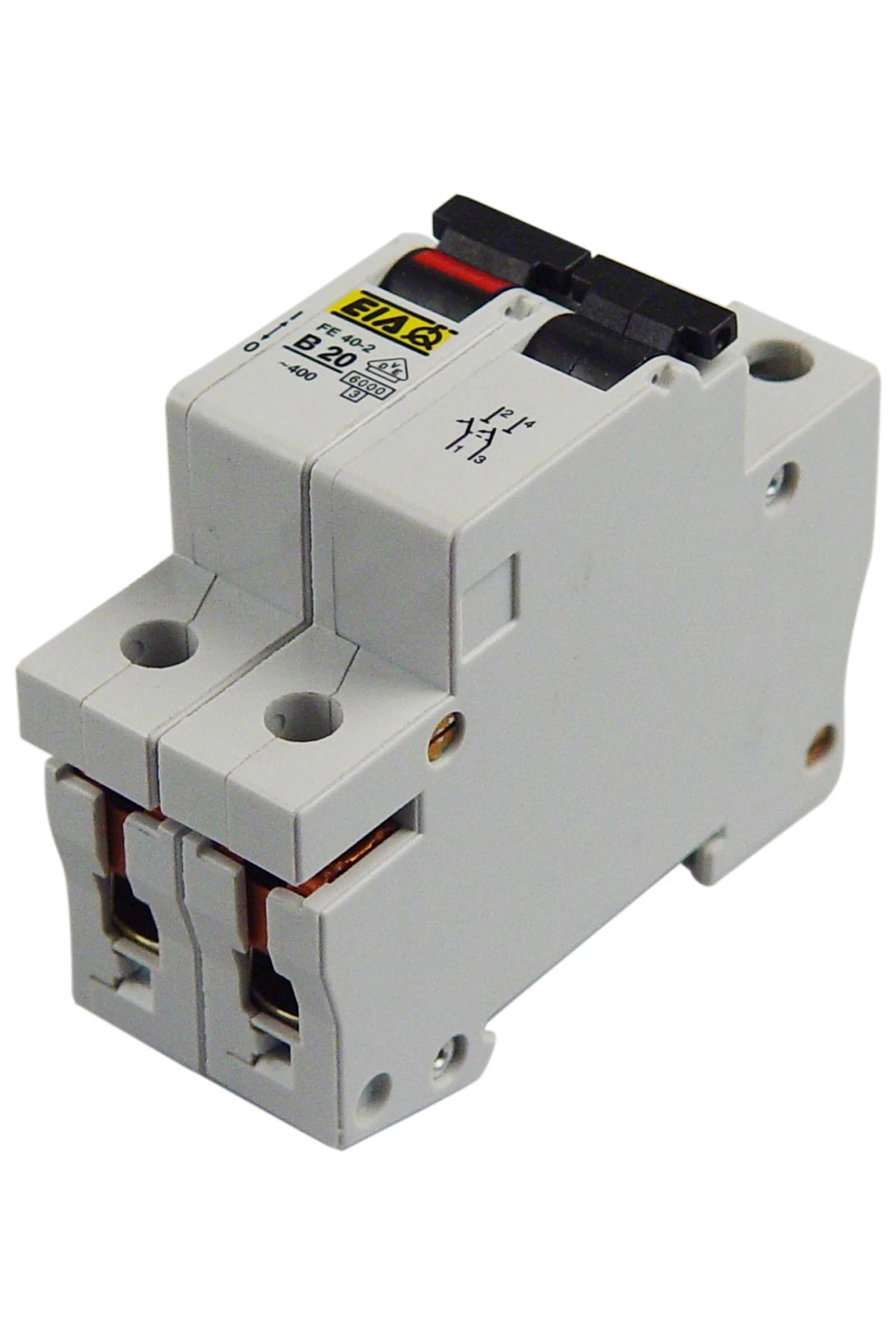 Circuit breaker 2-pole 20A - B-type