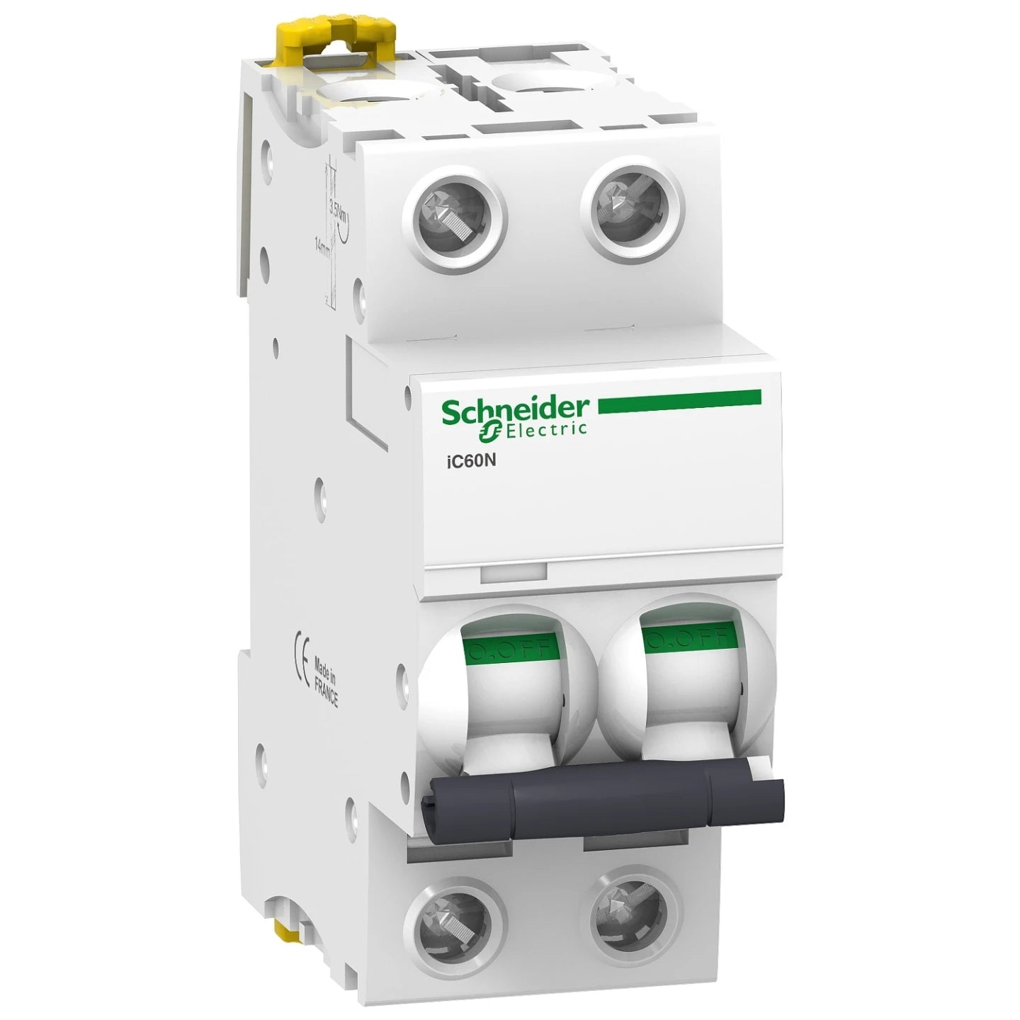 Schneider Circuit breaker IC60N 2-pole C-0.5A, A9F74270
