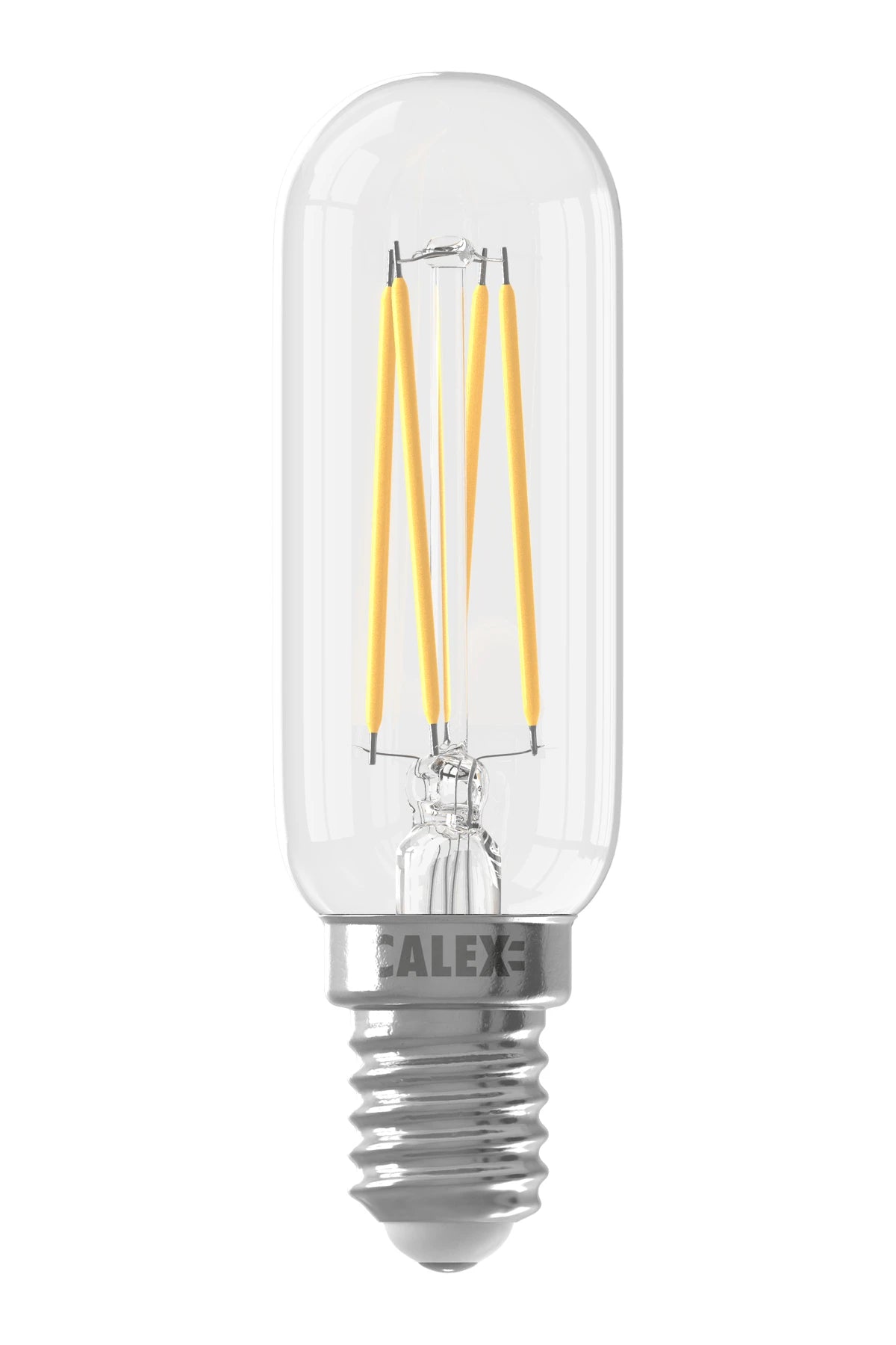 Calex Tubular T26x85 Clear Straight filament 220-240V 4.5W 470lm 2700K E14 dimmable via LED dimmer