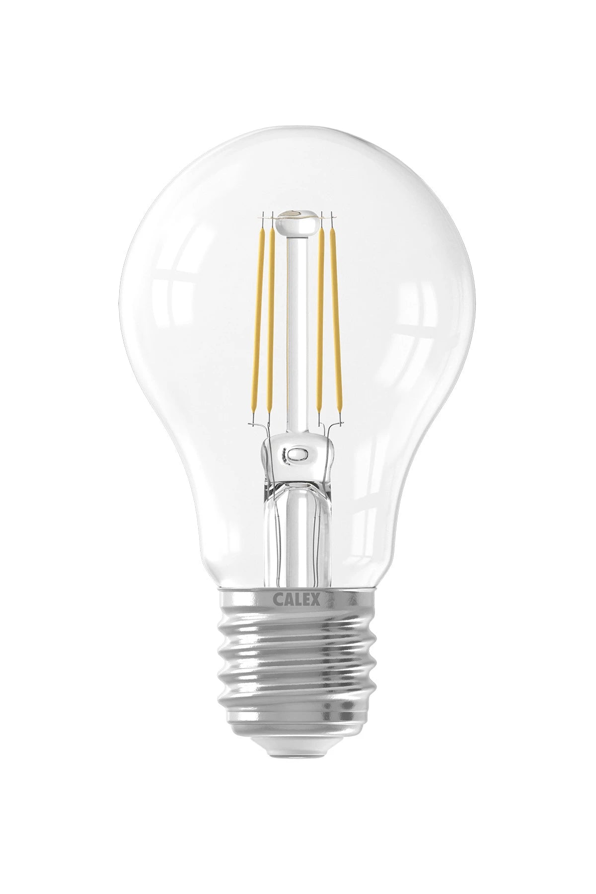 Calex GLS A60 Clear Straight filament 220-240V 4.5W 470lm 2700K E27 dimmable via LED dimmer