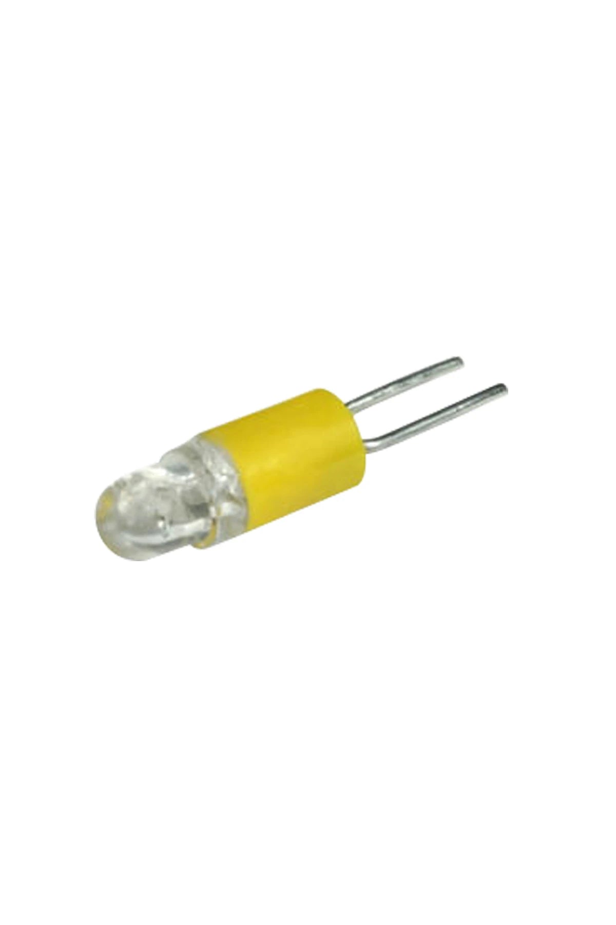 Single-Led Lamp 24-28V DC Bi-Pin T1.3/4 5x14mm yellow