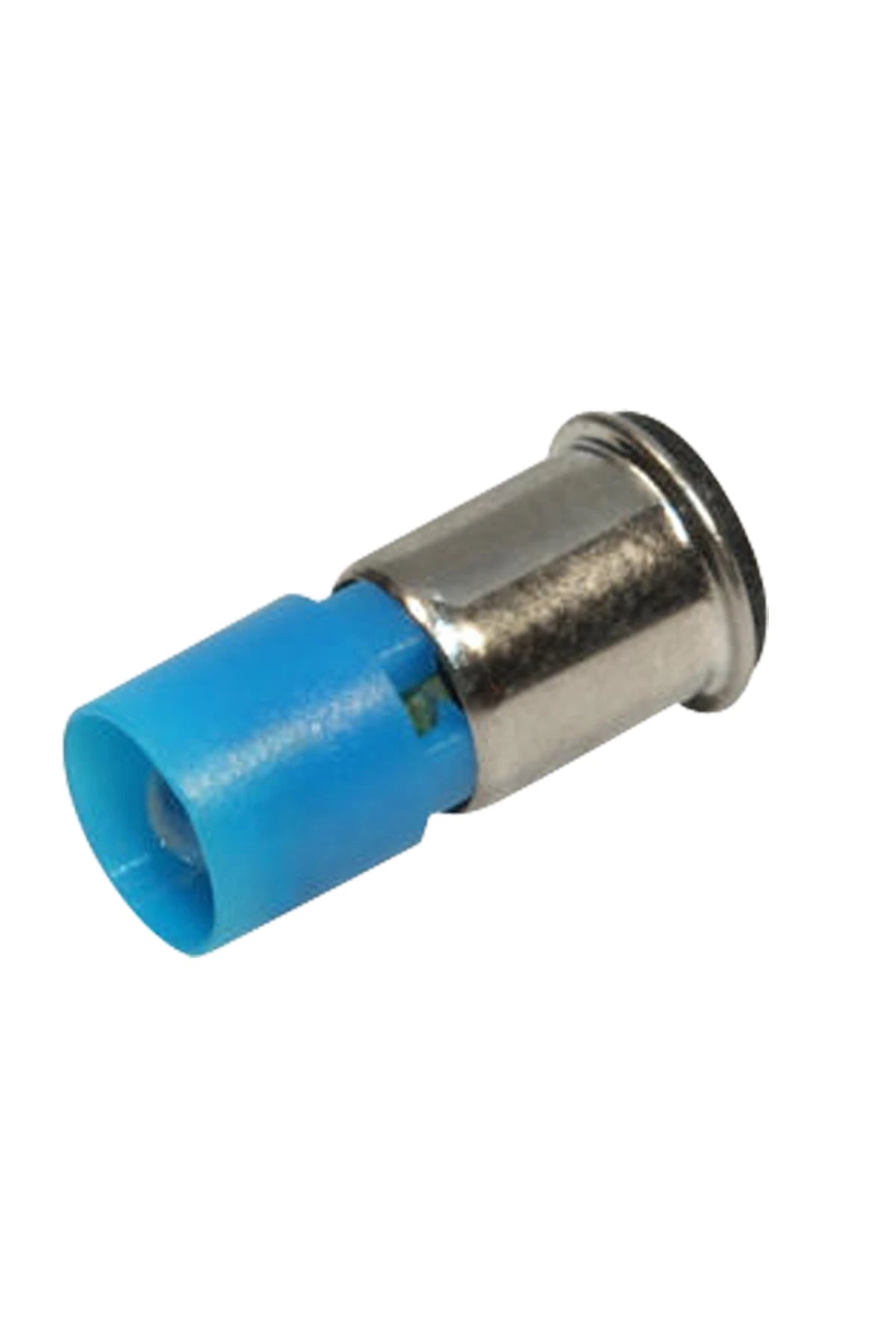 Single-Led Lamp 12V DC Midget Flanged T1.3/4 6x16mm blue