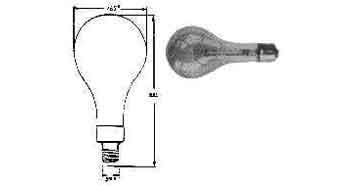790233 | NE-100233 - LAMP STANDARD CLEAR E-39, 110-120V 1000W