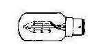 790447 | NE-100447 - LAMP NAVIGATION TUBULAR, B-22D 220V 35CD