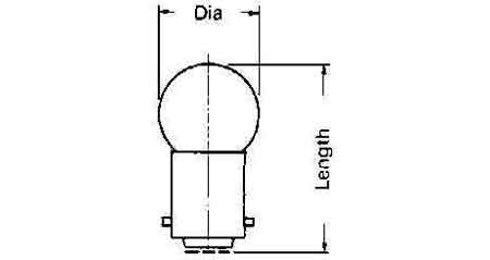 790673 | NE-100673 - LAMP PILOT GLOBULAR CLEAR, BA-9S 18V 5W 11X23.5MM