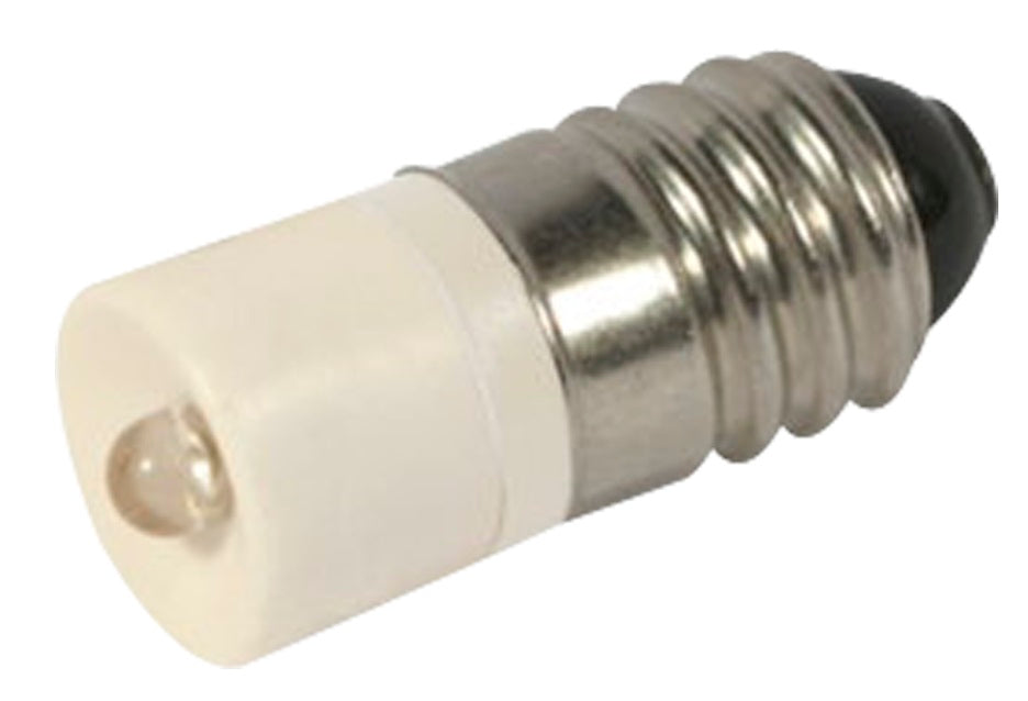 790889 | NE-100889 - LAMP INDICATOR SINGLE LED E10, 10X24MM 24-28VOLT GREEN