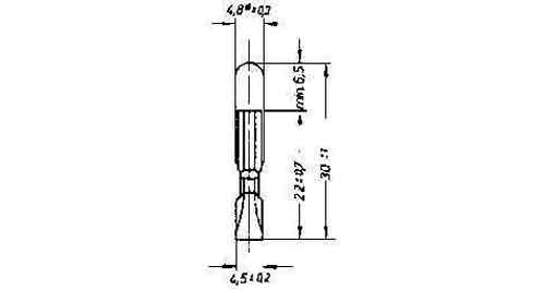 790858 | NE-100858 - LAMP TELEPHONE INDICATOR T5.5, 60V 20MA 5.5X30MM