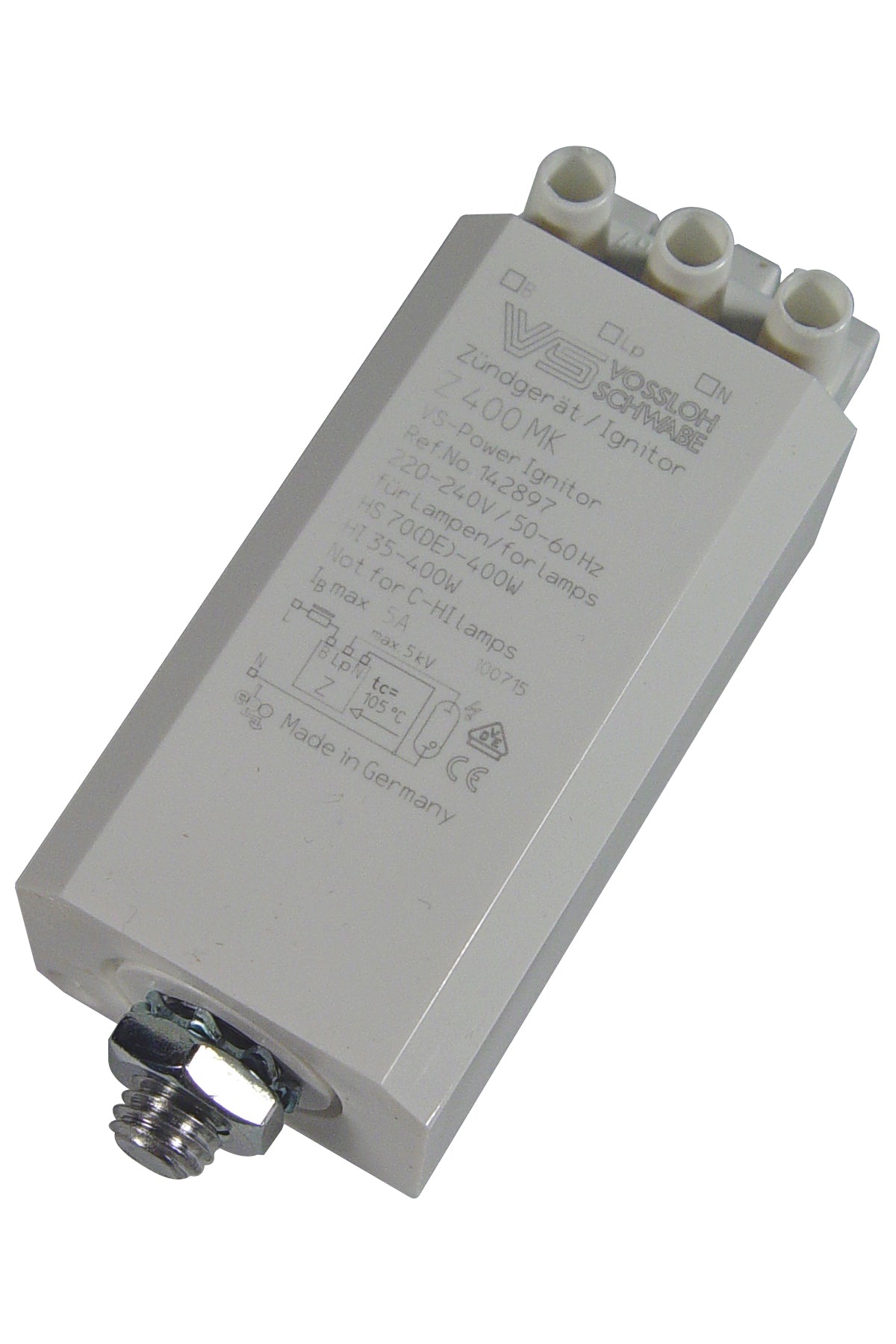 791223 | NE-101223 - IGNITOR SUPERIMPOSE ELECTRONIC, FOR 400W HS LAMP Z 400MK