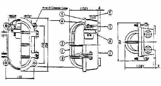 792101 | NE-102101 - PASSAGE LIGHT WATERTIGHT, WITH GUARD E-26 40W