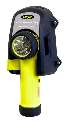 792268 | NE-102268 - TORCH SAFETY WOLF RECHARGEABLE, ANGLE R-55 ATEX ZONE-0 LED