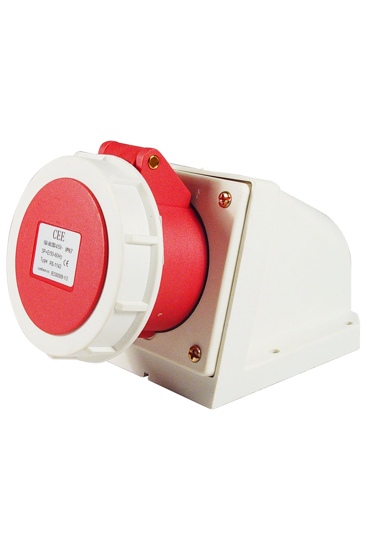 792750 | NE-102750 - RECEPTACLE CEE AC380V RED 5P, 125AMP 6H IP67