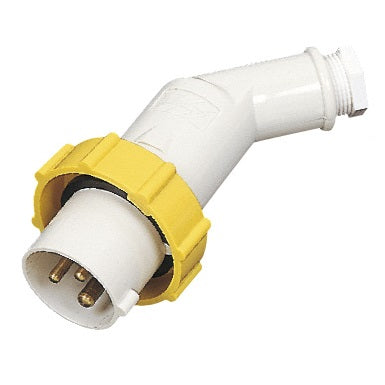 792751 | NE-102751 - PLUG OFFSET WATERTIGHT IEC, 2P+E AC100-130V YELLOW PI2-2B