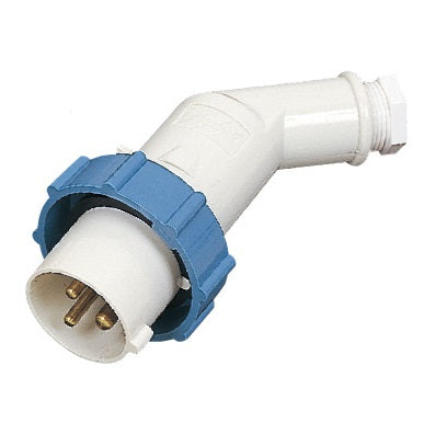 792752 | NE-102752 - PLUG OFFSET WATERTIGHT IEC, 2P+E AC200-250V BLUE PI2-2B