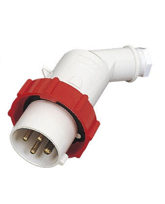 792754 | NE-102754 - PLUG OFFSET W/TIGHT IEC 3P+E, AC380-415V/440-460V RED PI2-3B