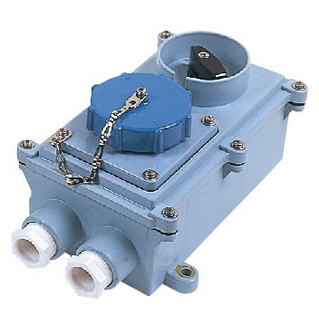 792772 | NE-102772 - RECEPTACLE W/T IEC TYPE W/LOCK, 2P+E AC200-250V BLUE RSIL2-2