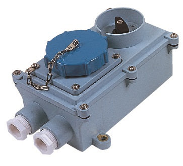 792773 | NE-102773 - RECEPTACLE W/T IEC TYPE W/LOCK, 3P+E AC200-250V BLUE RSIL2-3