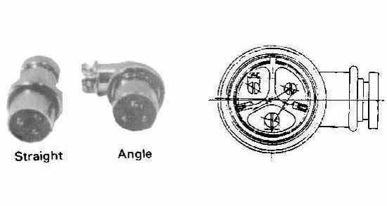 792851 | NE-102851 - PLUG WATERTIGHT 3PIN STRAIGHT, USCG TYPE R&S BRASS