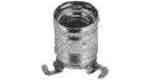 793528 | NE-103528 - LAMP HOLDER EUROPEAN BRASS, B-22 WITH 3-MOUNTING LUG