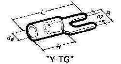 794716 | NE-104716 - CABLE SHOE CLAMPING TYPE Y-TG, NOMINAL SIZE 1.25-3L