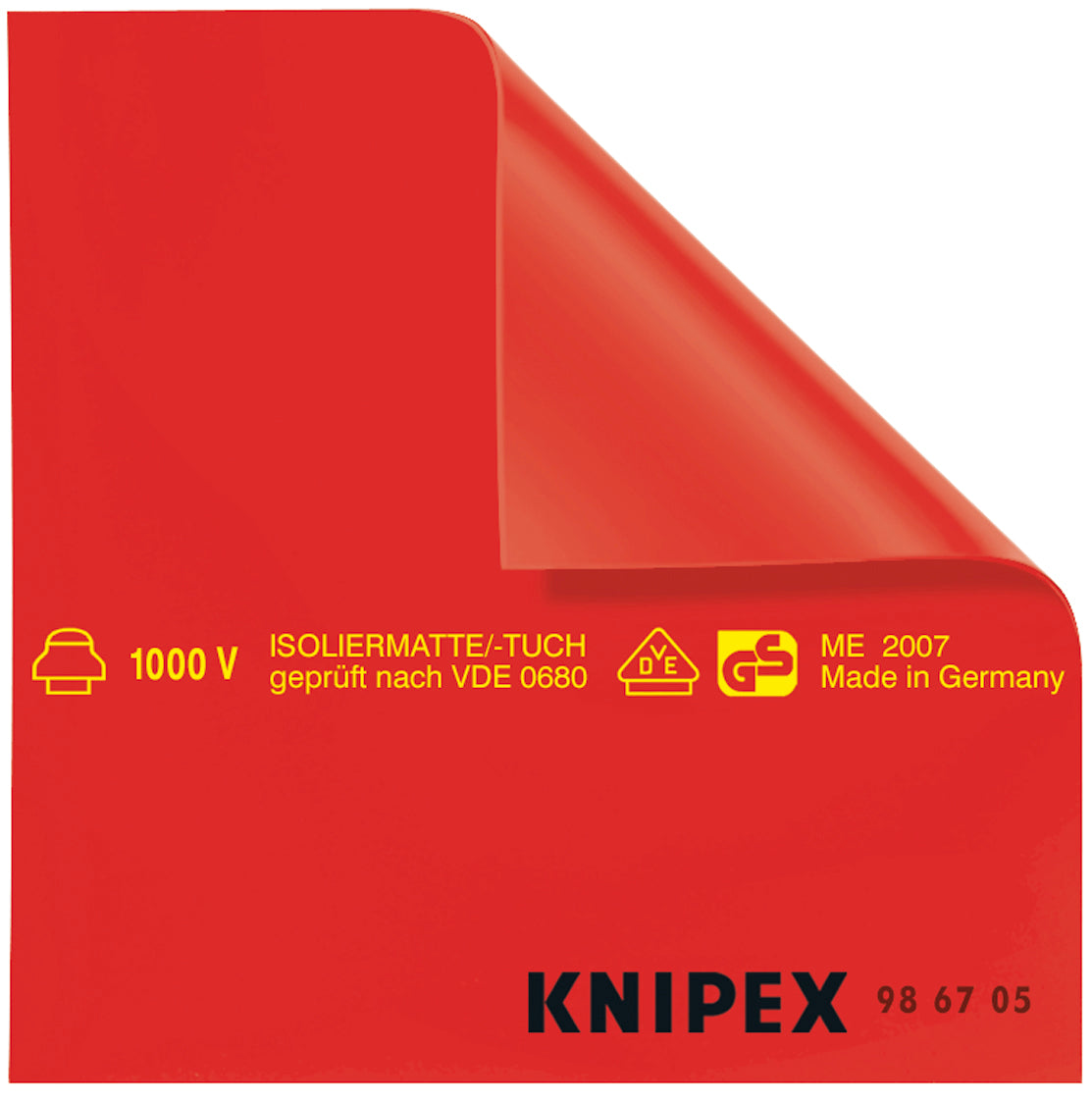 795416 | NE-105416 - MAT INSULATING FROM RUBBER, 500X500X1MM