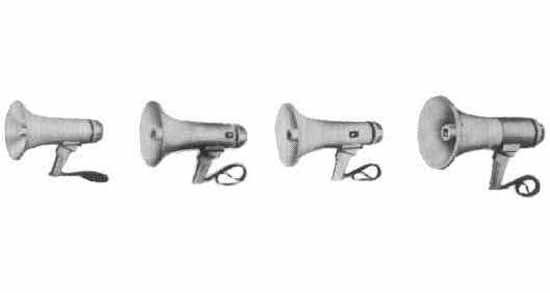 795704 | NE-105704 - MEGAPHONE TRANSISTER 12W, DIA211XL374MM